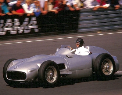 Juan-Manuel Fangio im Silberpfeil