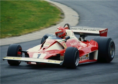 Niki Lauda im Ferrari 1976