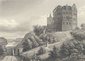Burg Rheineck 1847