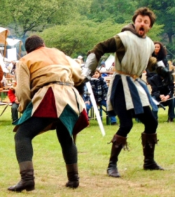 Mittelalterlicher Zweikampf